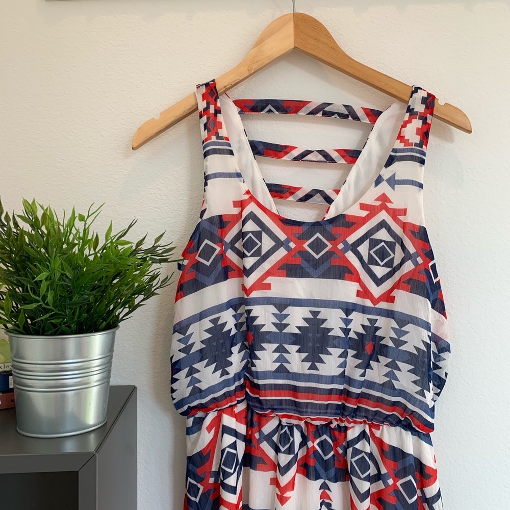 R, W, & B Dress | Xhilaration